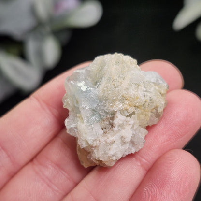 RARE Blue & Gold Euclase Crystal Cluster 14.6g, Brazilian Euclase Specimen