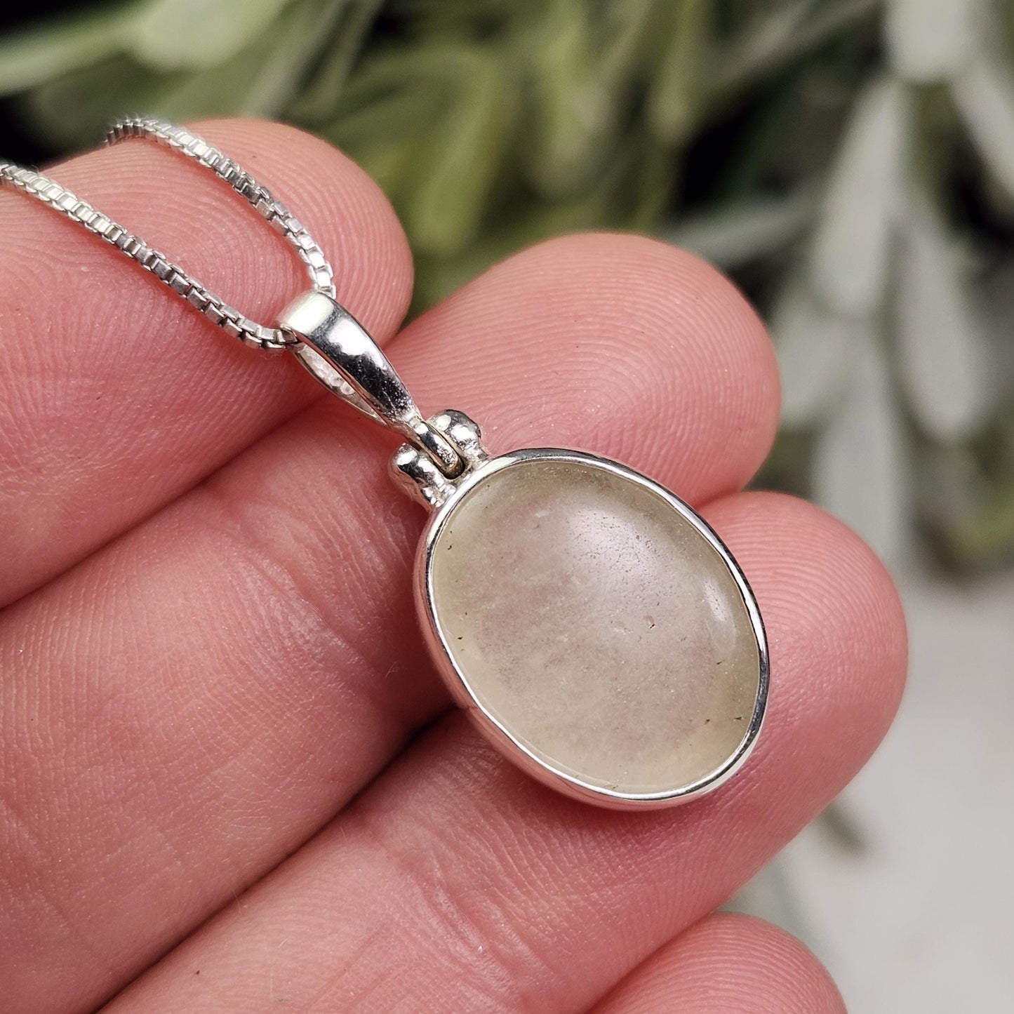 Libyan Desert Glass Pendant, Sterling Silver Libyan Gold Tektite Necklace, LDG
