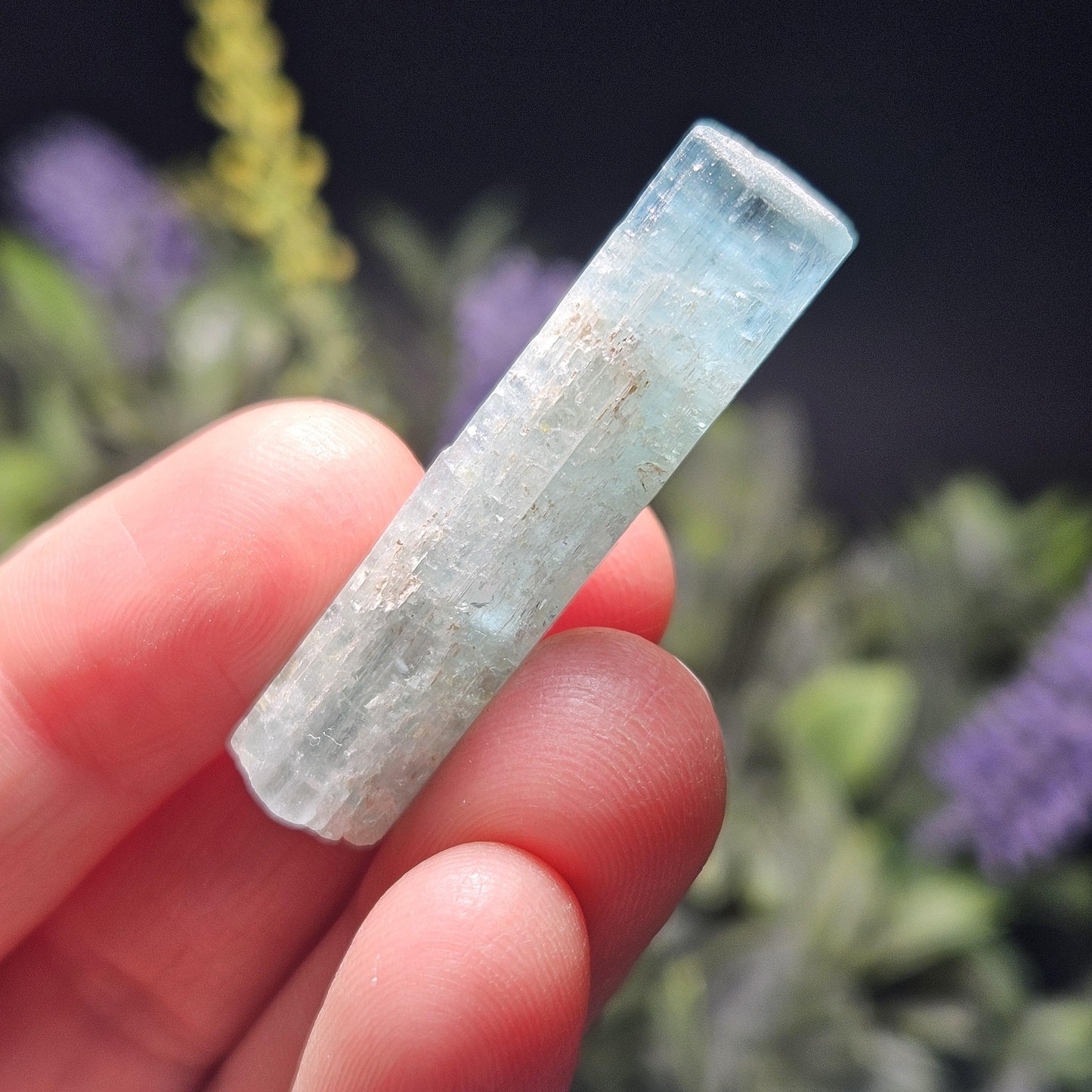 Aquamarine Phantom Double Terminated Crystal 6.6g