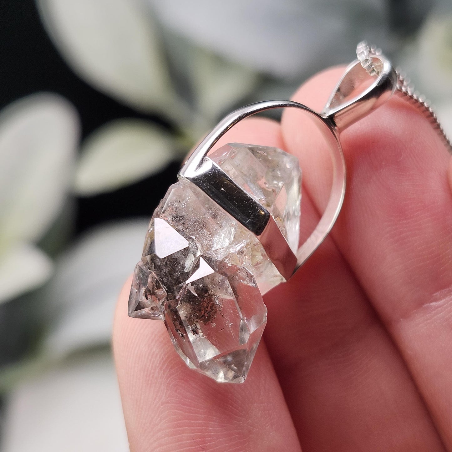 MANIFESTATION Herkimer Diamond Pendant