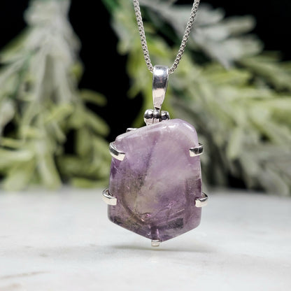 Auralite 23 Crystal Pendant, Sterling Silver