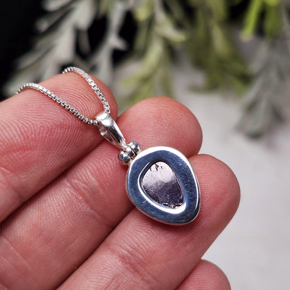 Polished Tanzanite Pendant, Sterling Silver
