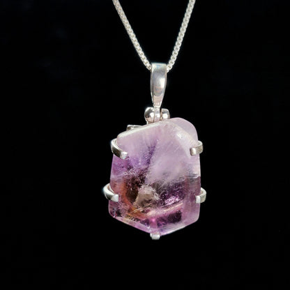Auralite 23 Crystal Pendant, Sterling Silver
