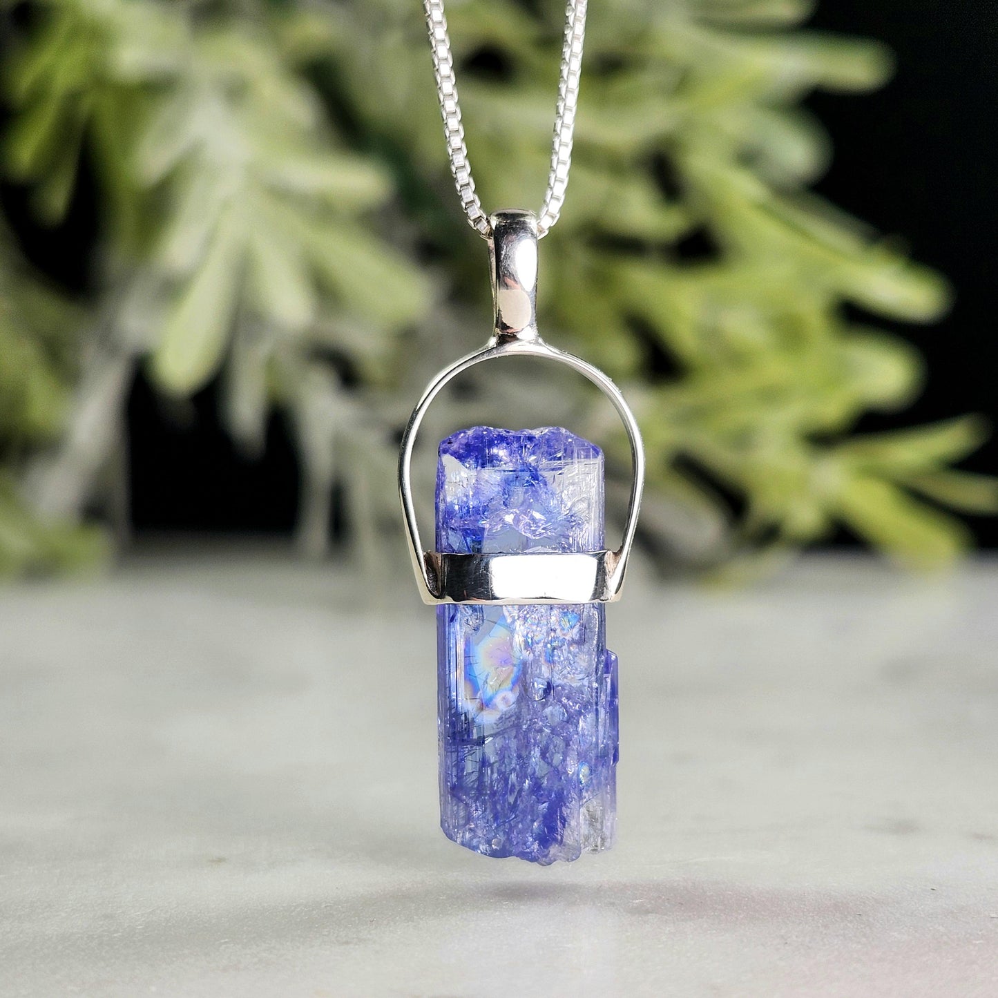 Tanzanite Pendant, Sterling Silver