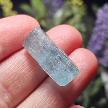 Phantom Aquamarine Crystal 3.8g, Aquamarine & Emerald Raw Specimen