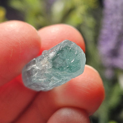 Phantom Aquamarine Crystal 3.8g, Aquamarine & Emerald Raw Specimen