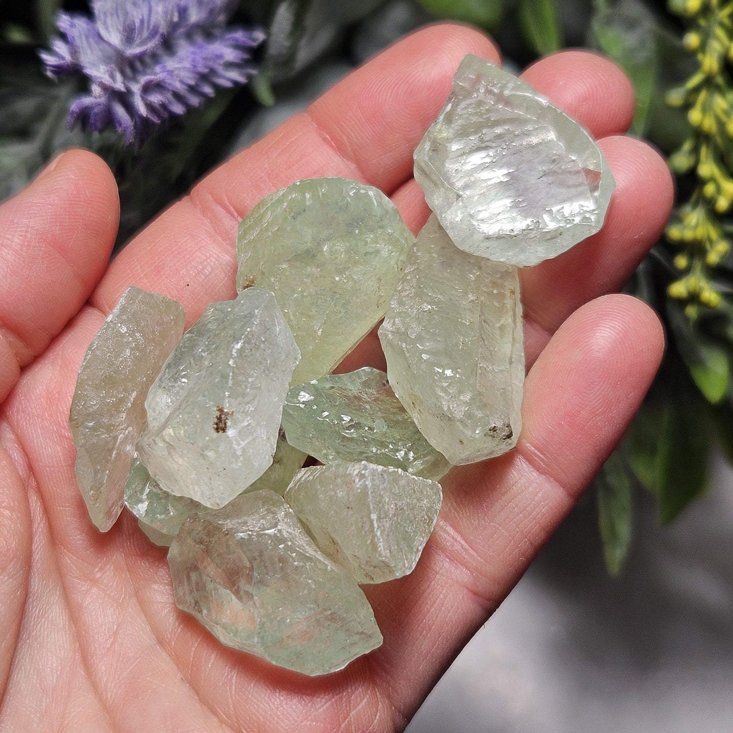 Green Calcite Crystal