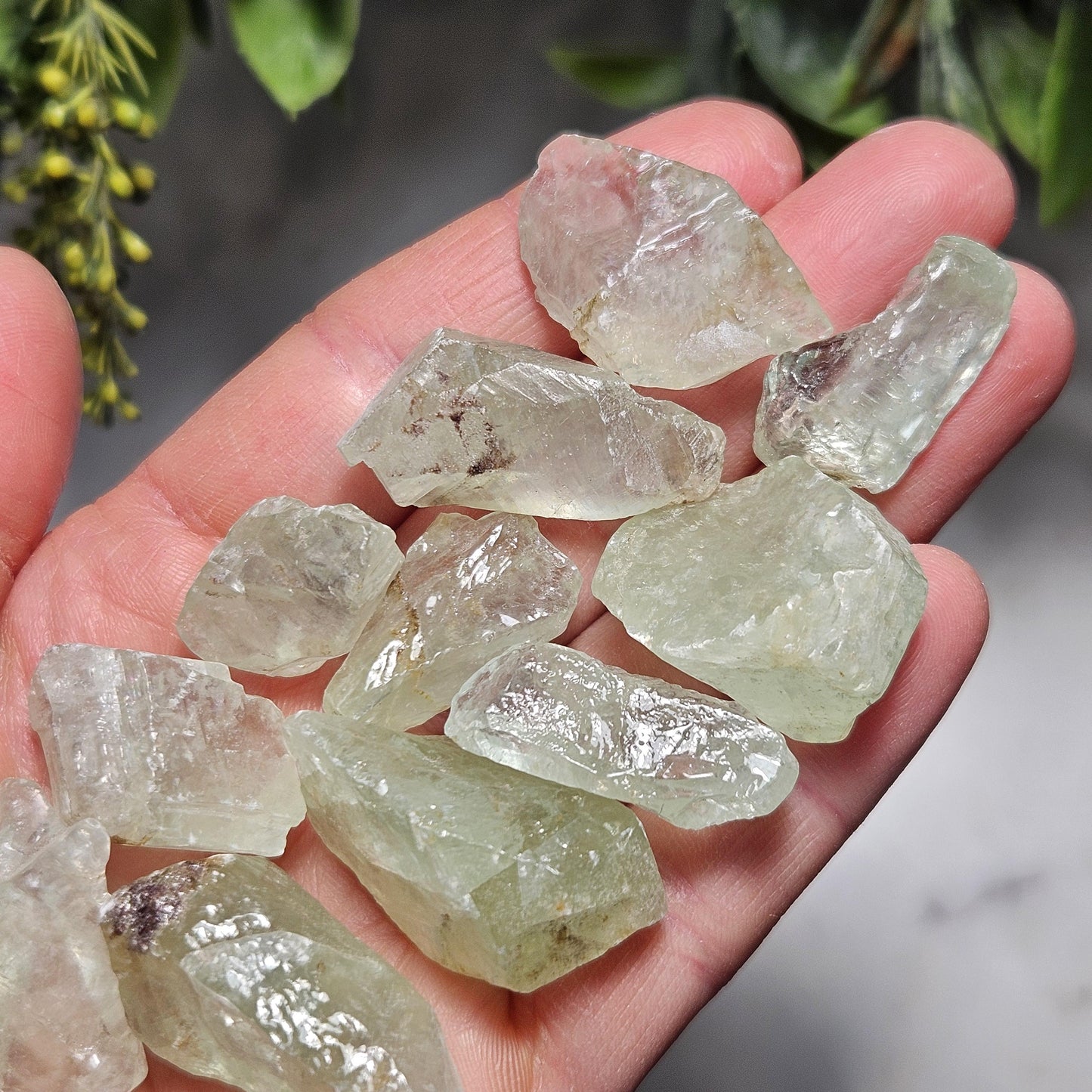 Green Calcite Crystal