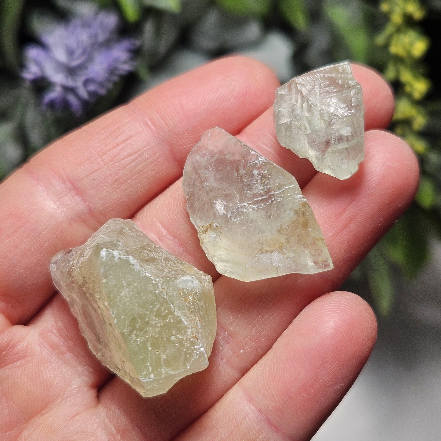 Green Calcite Crystal