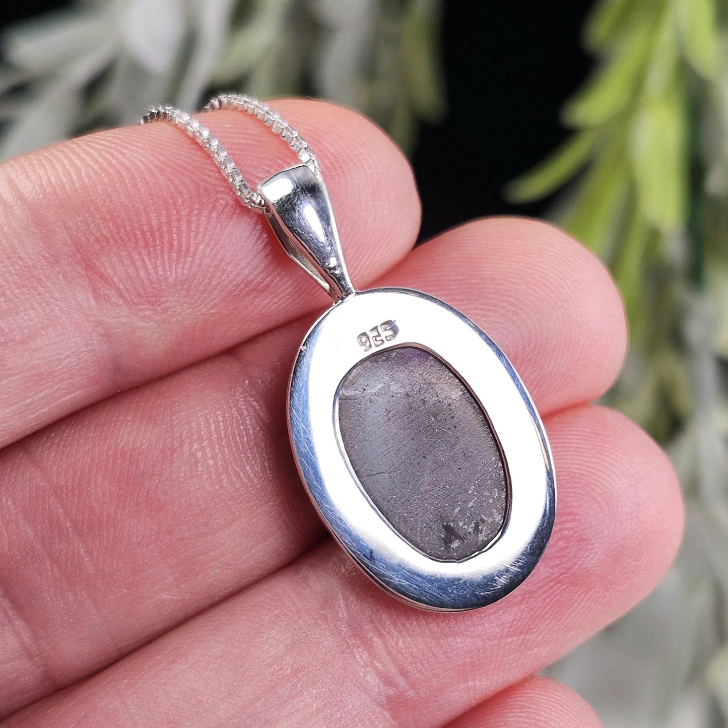Sugilite Pendant, Sterling Silver