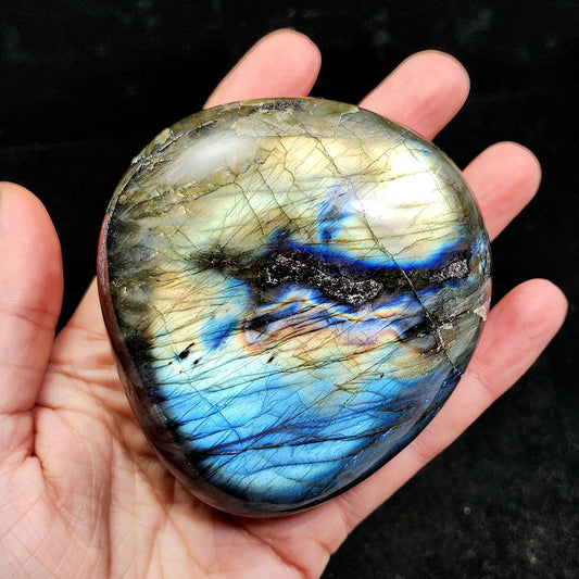 Labradorite Palm Stone 337g