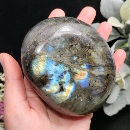 LARGE Labradorite Palm Stone 1lb