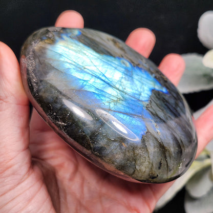 LARGE Labradorite Palm Stone 403g