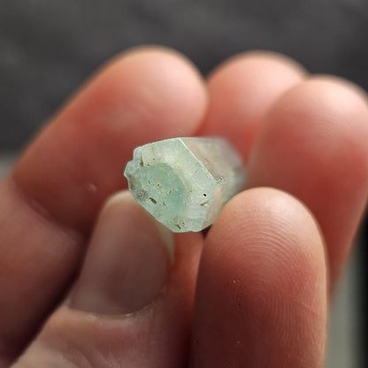 Terminated Aquamarine Crystal from Nigeria 3.55g, Nigerian Emerald Aquamarine, Vanadium Beryl