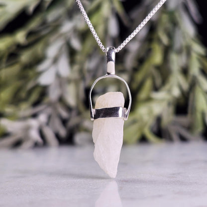 Phenacite Pendant, Sterling Silver Nigerian Phenakite Necklace