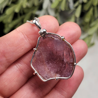 Auralite 23 Crystal Pendant, Sterling Silver
