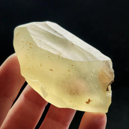 Libyan Desert Glass Specimen 72g, Raw Libyan Gold Tektite Crystal