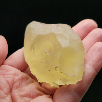 Libyan Desert Glass Specimen 72g, Raw Libyan Gold Tektite Crystal
