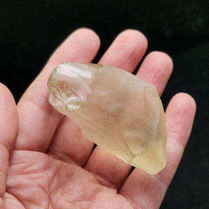 Libyan Desert Glass Specimen 57g, Raw Libyan Gold Tektite