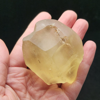 Libyan Desert Glass Specimen 110g, Raw Libyan Gold Tektite