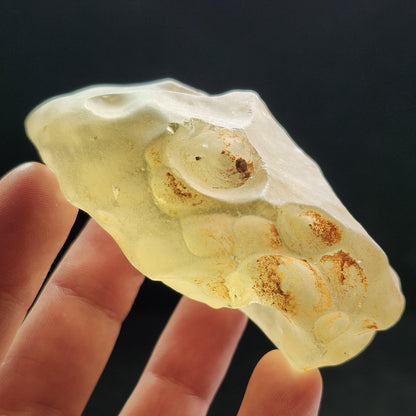 Libyan Desert Glass Specimen 148g, RawLibyan Gold Tektite Crystal