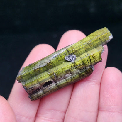 Chrome Green Tourmaline Crystal 20g