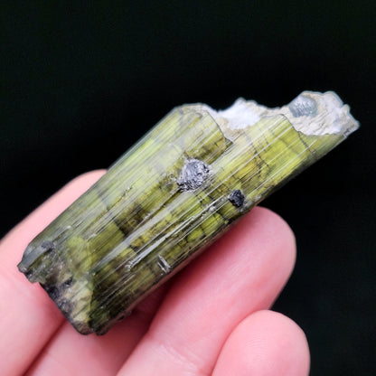 Chrome Green Tourmaline Crystal 20g