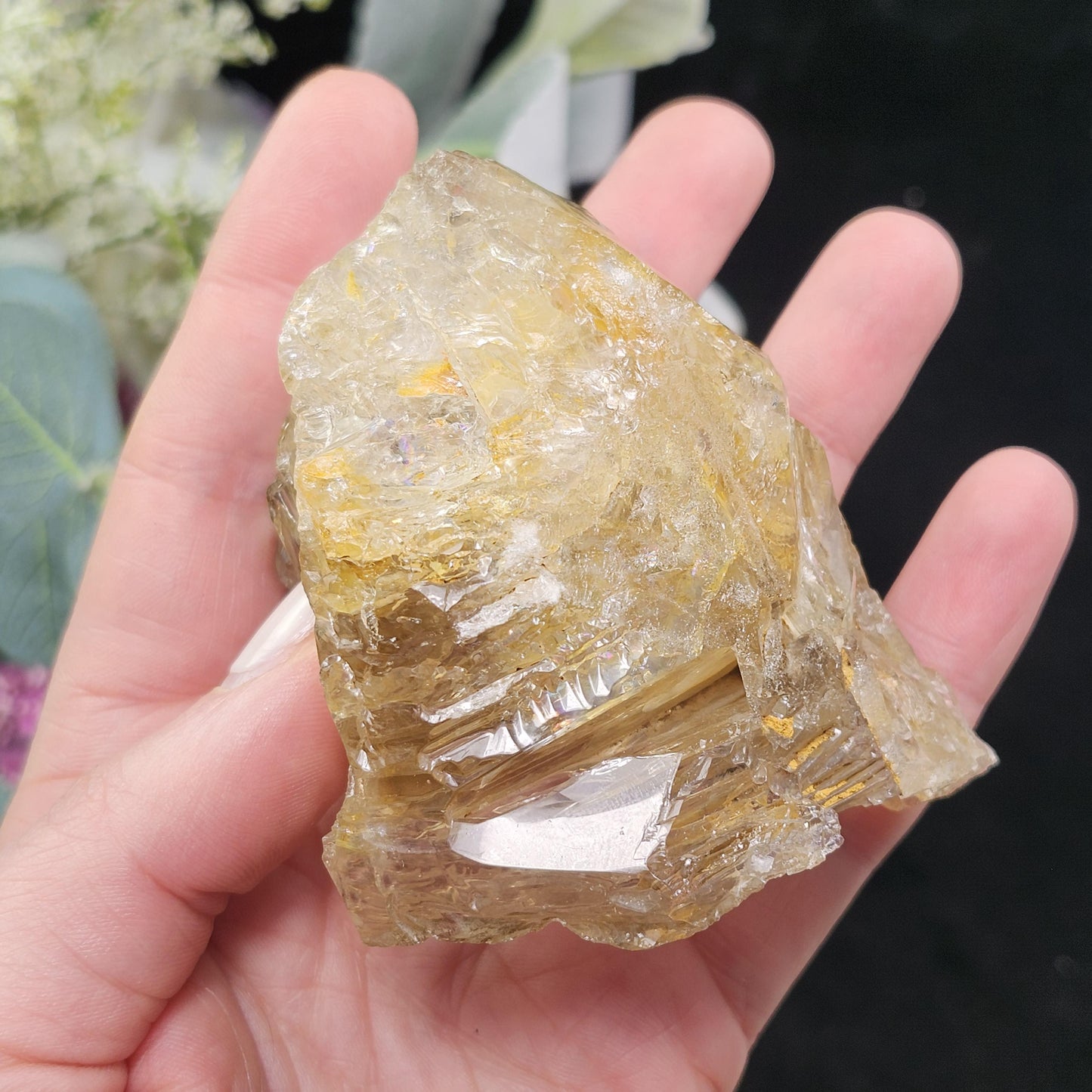 Angel Chime Skeletal Herkimer Diamond Quartz 195g