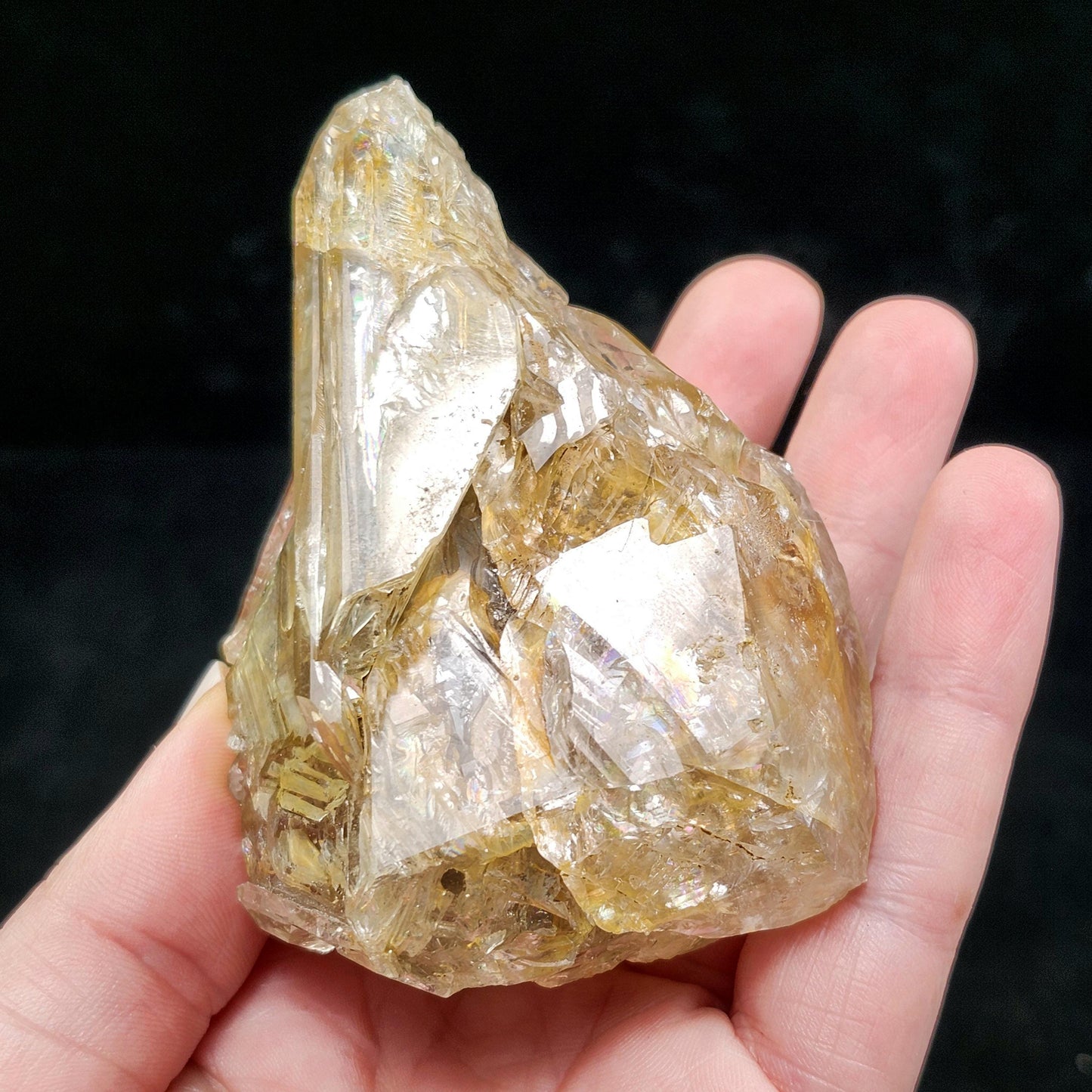 Angel Chime Skeletal Herkimer Diamond Quartz 195g