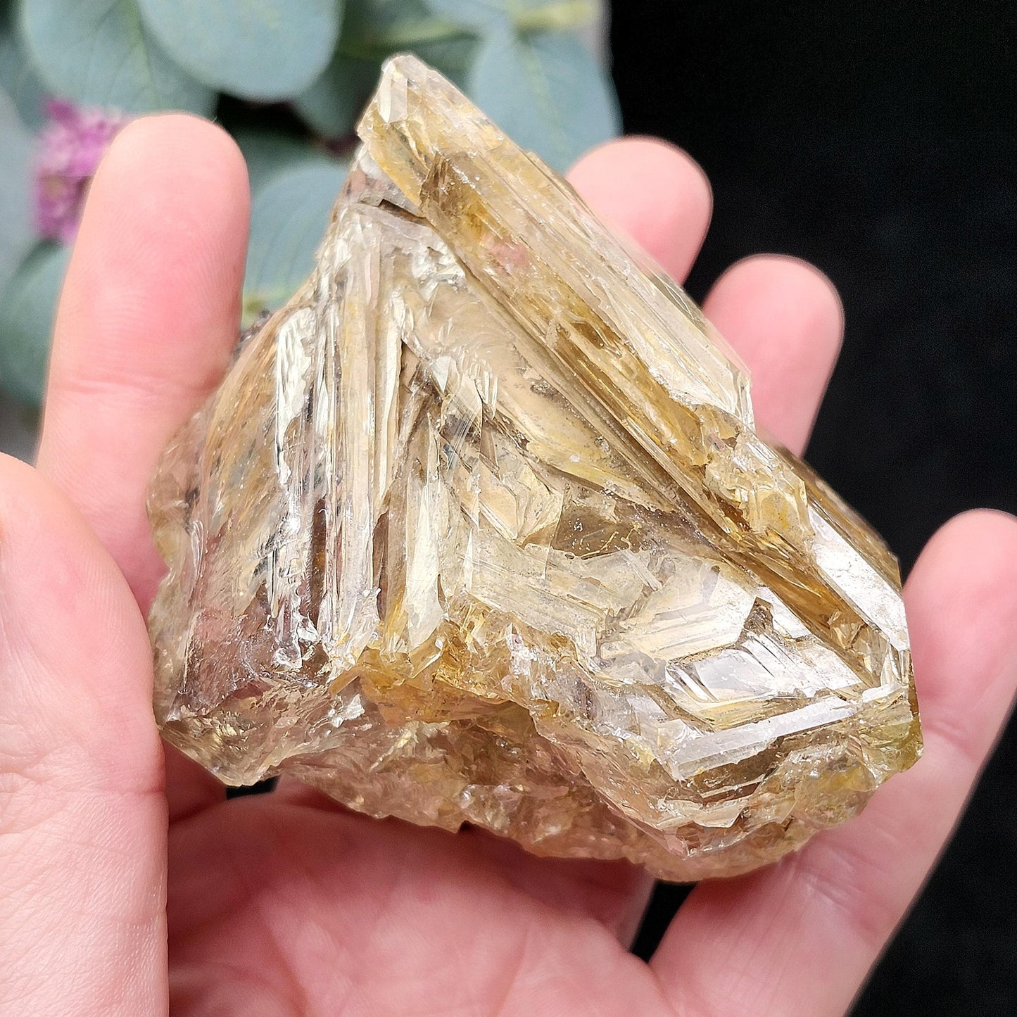 Angel Chime Skeletal Herkimer Diamond Quartz 195g