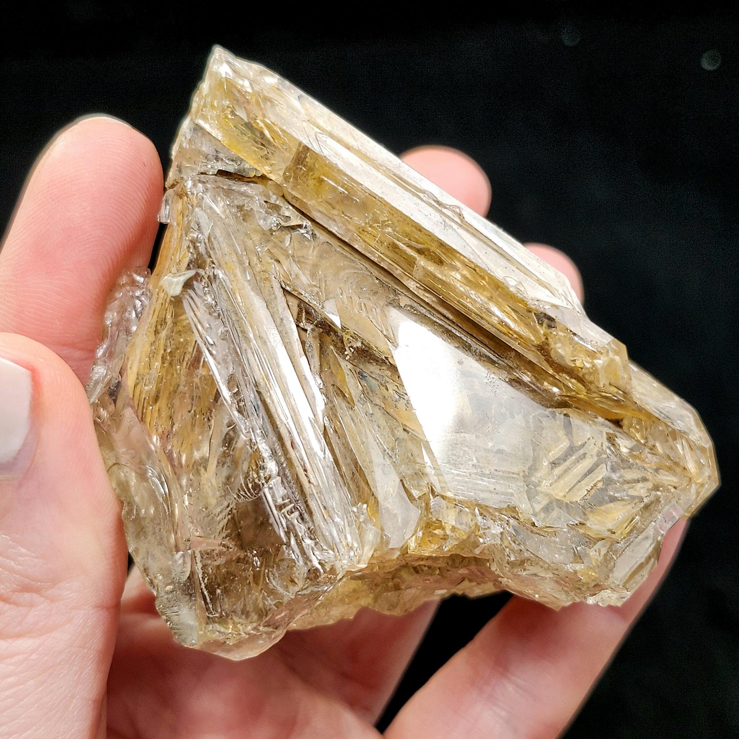 Angel Chime Skeletal Herkimer Diamond Quartz 195g