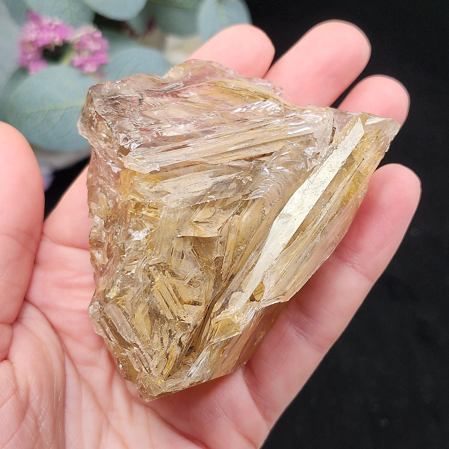 Angel Chime Skeletal Herkimer Diamond Quartz 195g