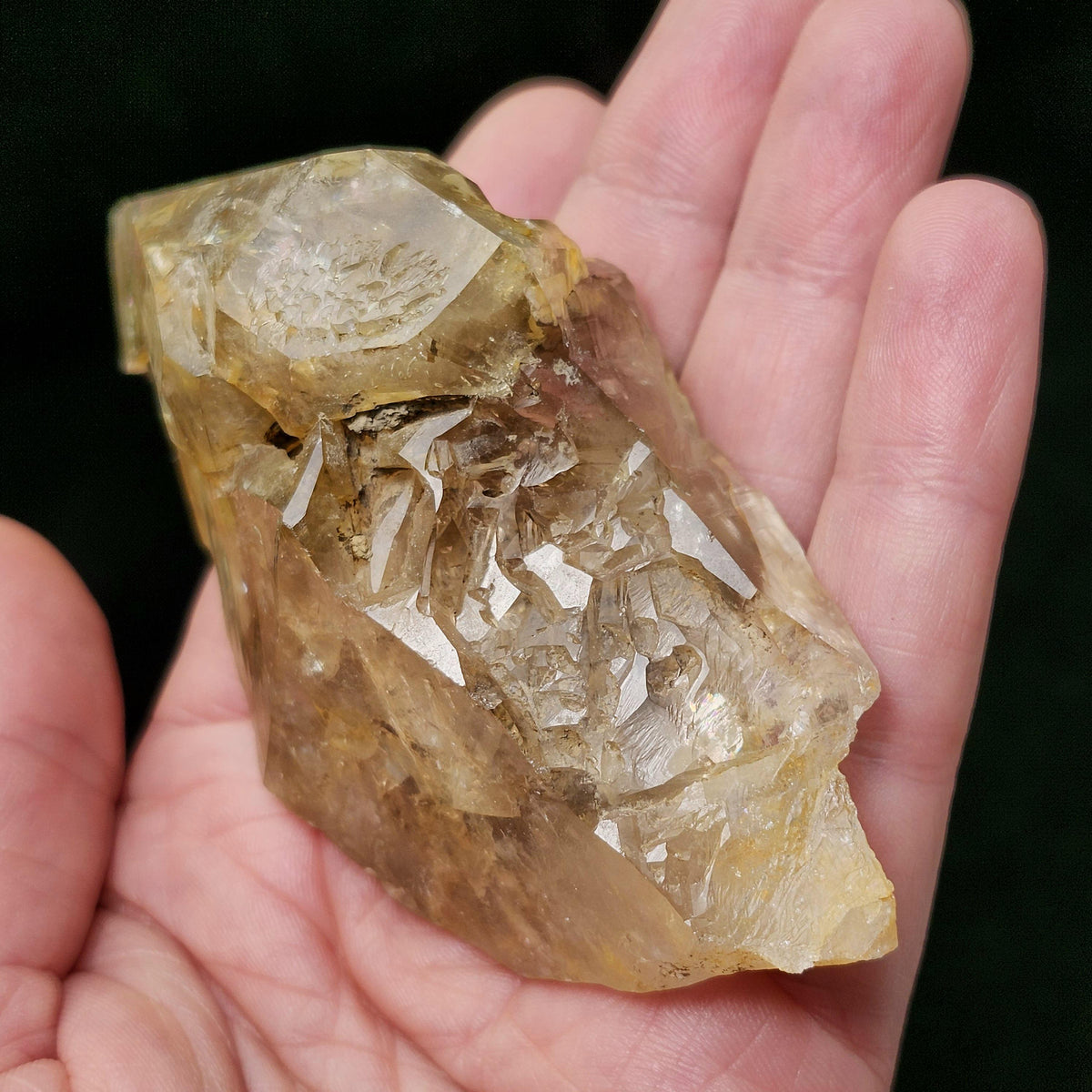 Skeletal Herkimer Diamond Quartz with Rainbow Inclusions 130.63g