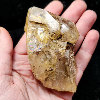 Skeletal Herkimer Diamond Golden Quartz 130g