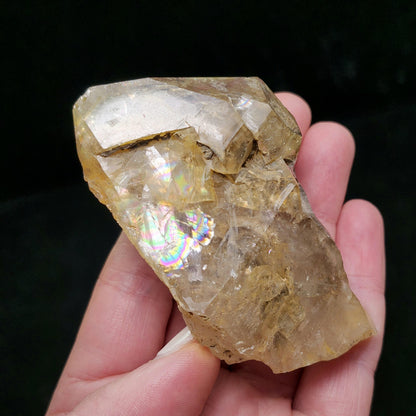 Skeletal Herkimer Diamond Golden Quartz 130g