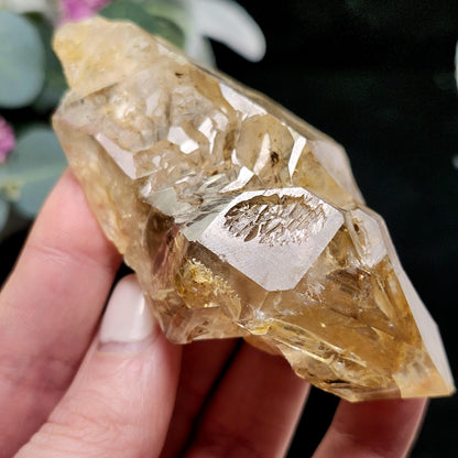 Skeletal Herkimer Diamond Quartz with Rainbow Inclusions 130.63g