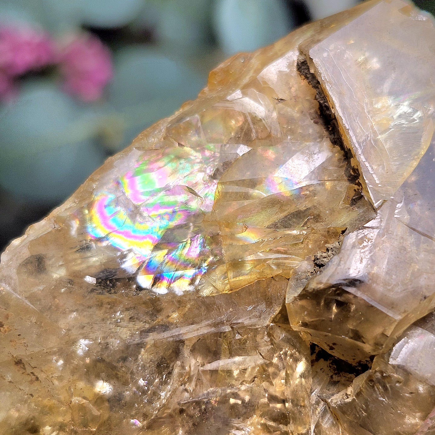Skeletal Herkimer Diamond Quartz with Rainbow Inclusions 130.63g
