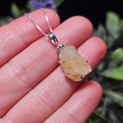 Golden Phenacite Pendant