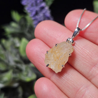 Golden Phenacite Pendant