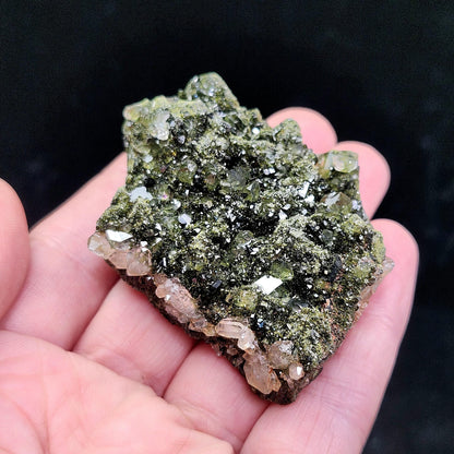 Forest Epidote 73g, Turkish Epidote and Quartz Cluster Specimen