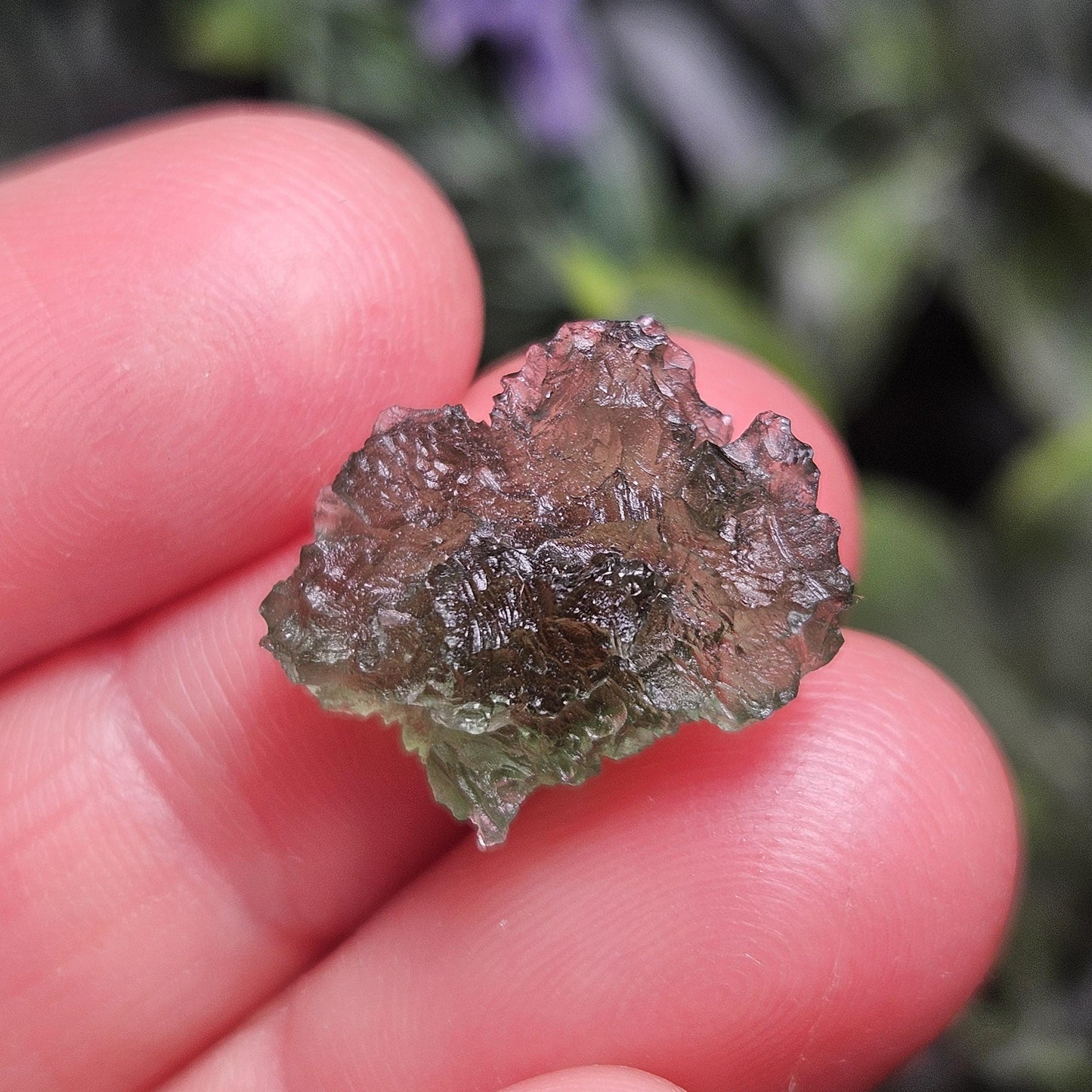 Genuine Moldavite Specimen 1.7g, Raw Genuine Moldavite