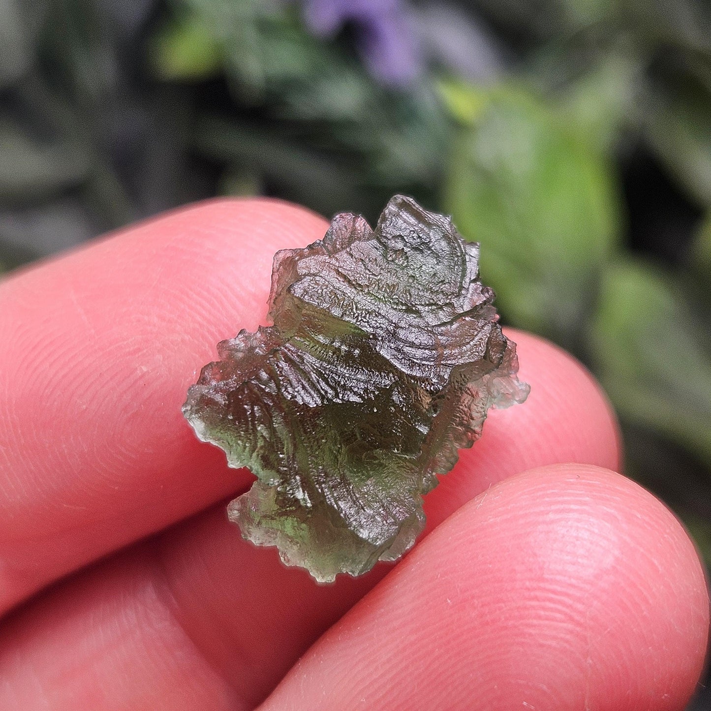 Genuine Moldavite Specimen 1.7g, Raw Genuine Moldavite