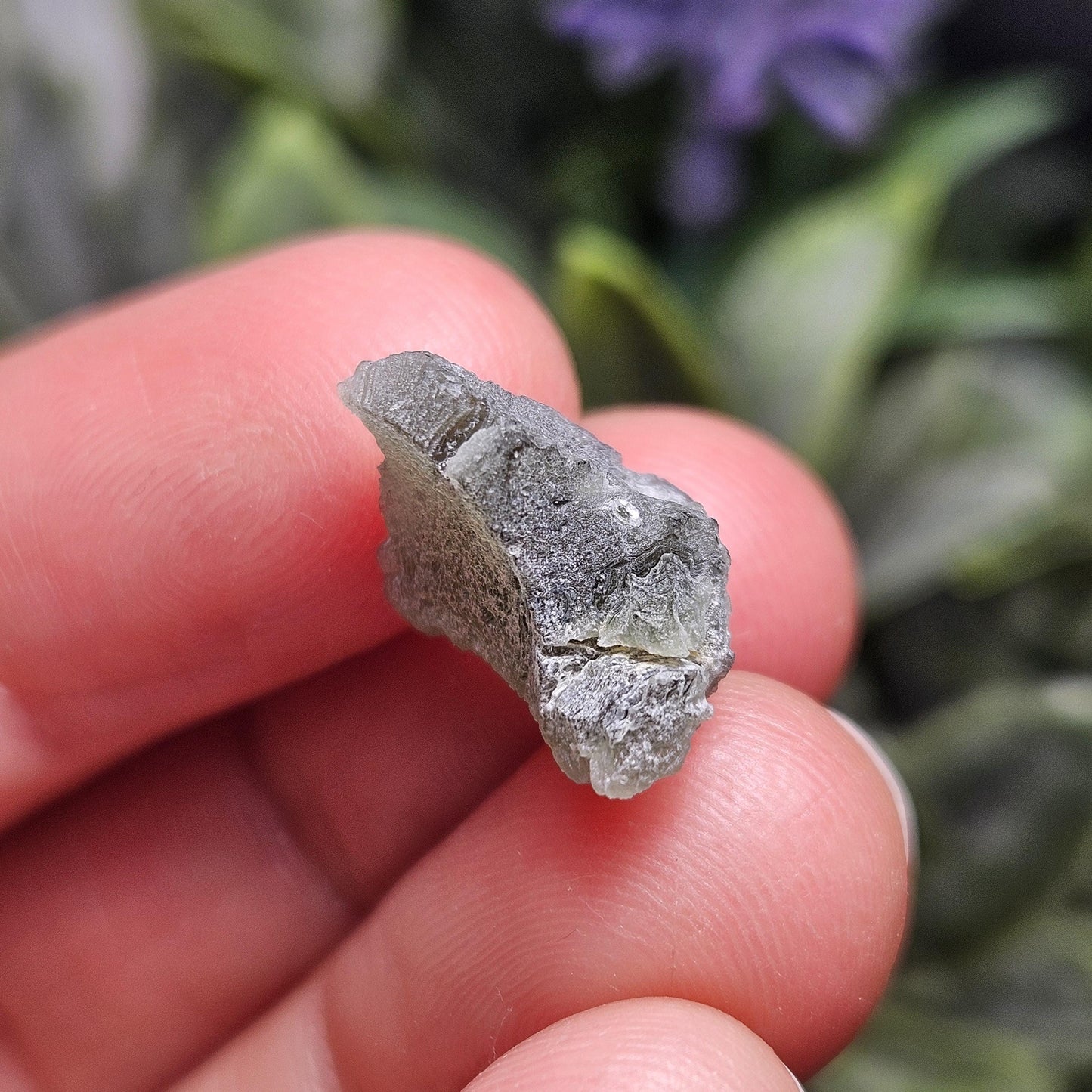 Moldavite Brusna Snowflake RARE Specimen (1.2g), Frosted Brusna Moldavite Tektite Crystal