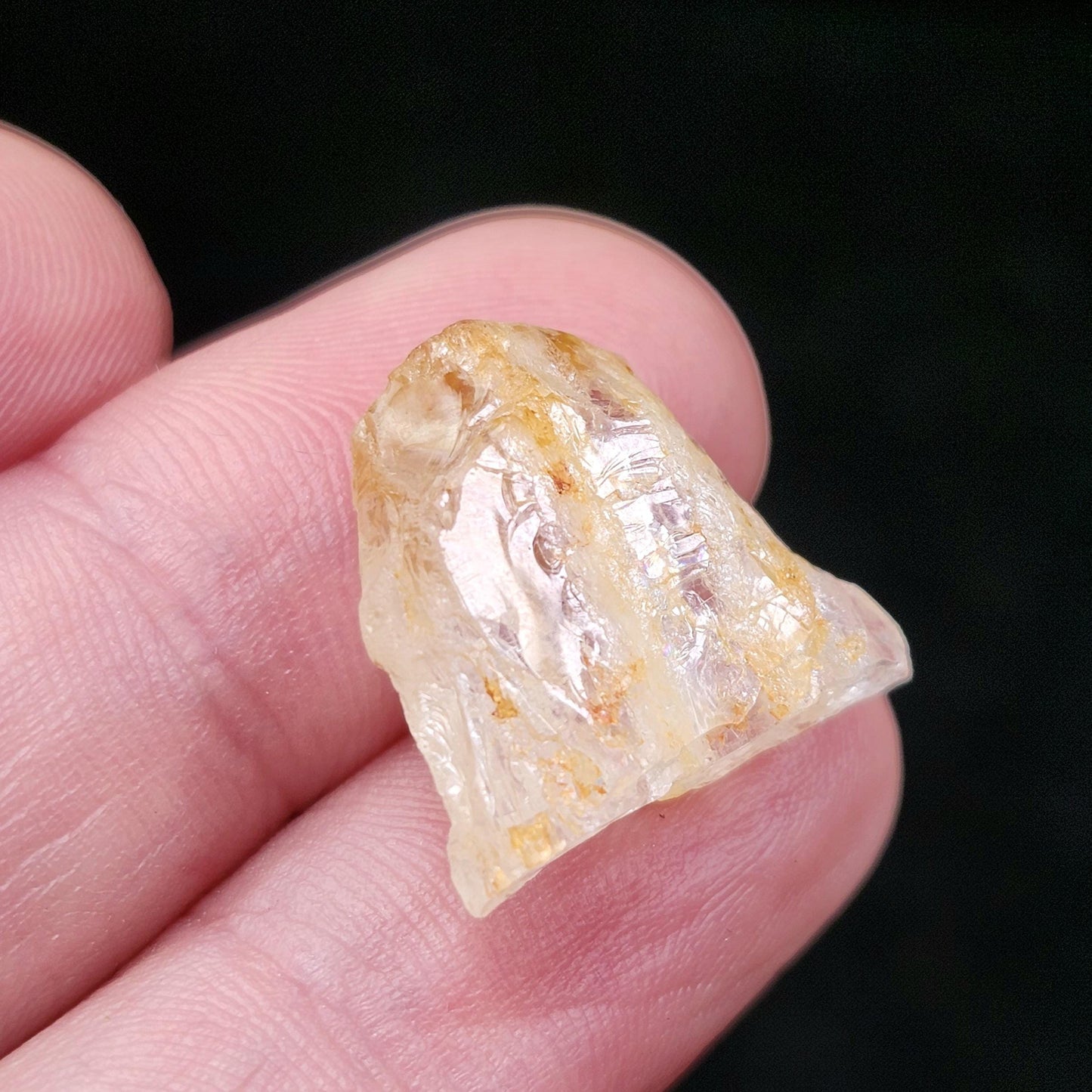 Golden Phenacite Crystal 2.7g, Nigerian Phenakite Specimen