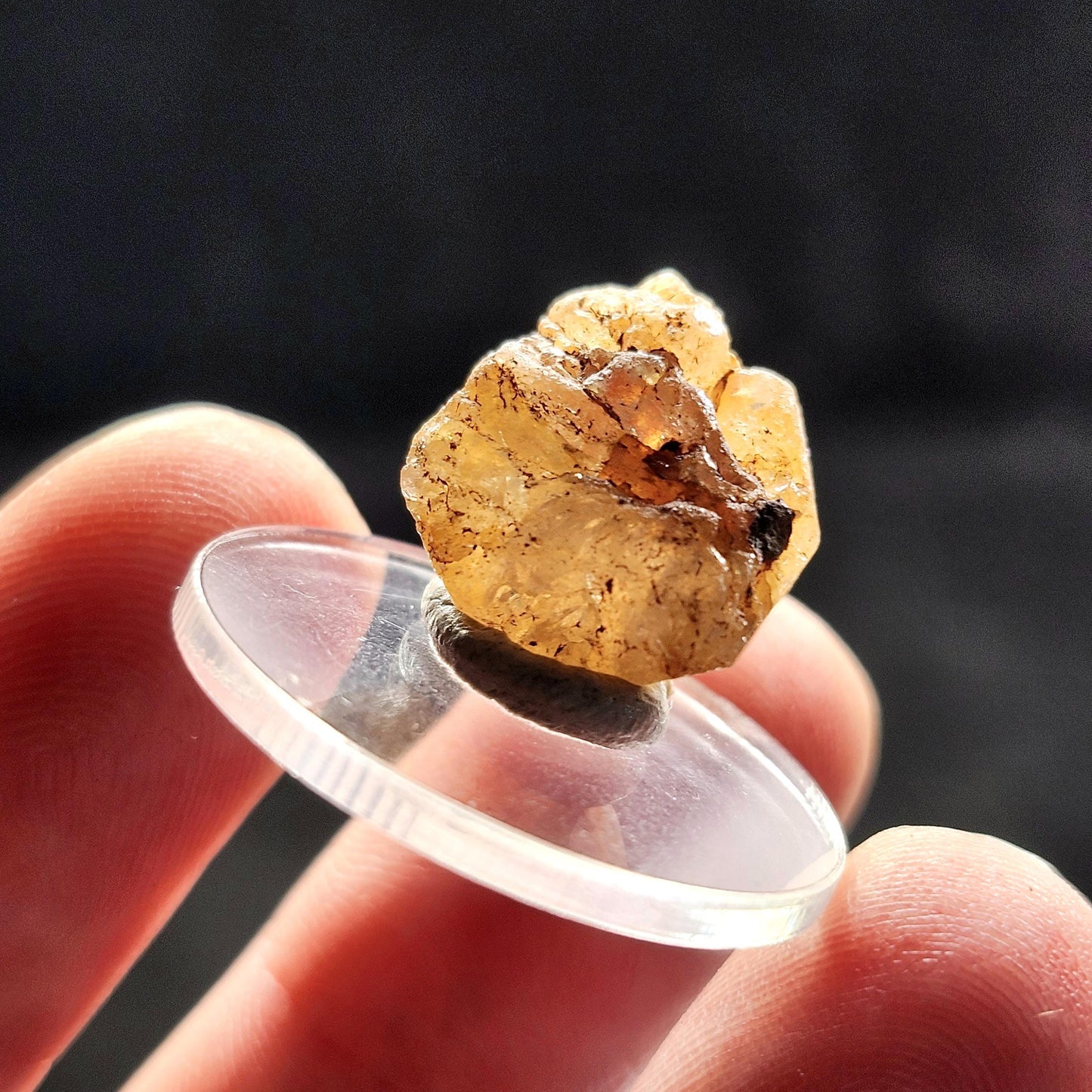 Golden Phenacite Crystal 2.5g, Nigerian Phenakite Specimen