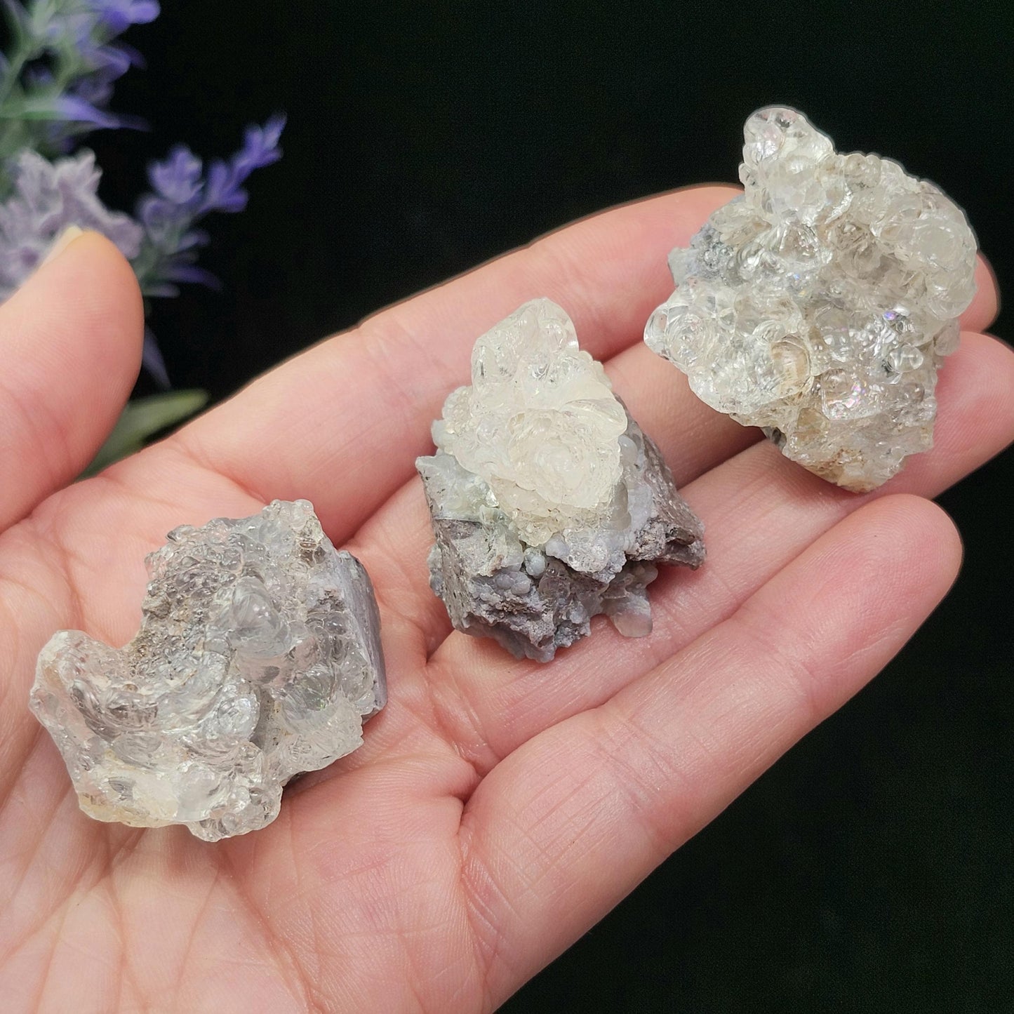 UV Reactive Hyalite Opal Specimen: Fluorescent Crystal from Mexico