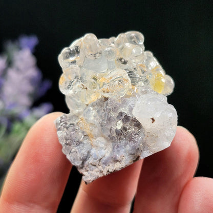 UV Reactive Hyalite Opal Specimen: Fluorescent Crystal from Mexico