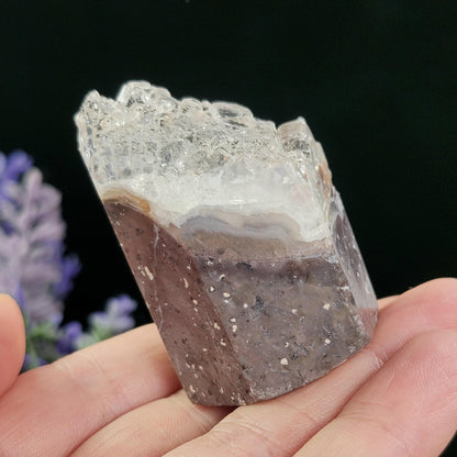 UV Reactive Hyalite Opal Specimen 51g, Fluorescent Crystal from Mexico