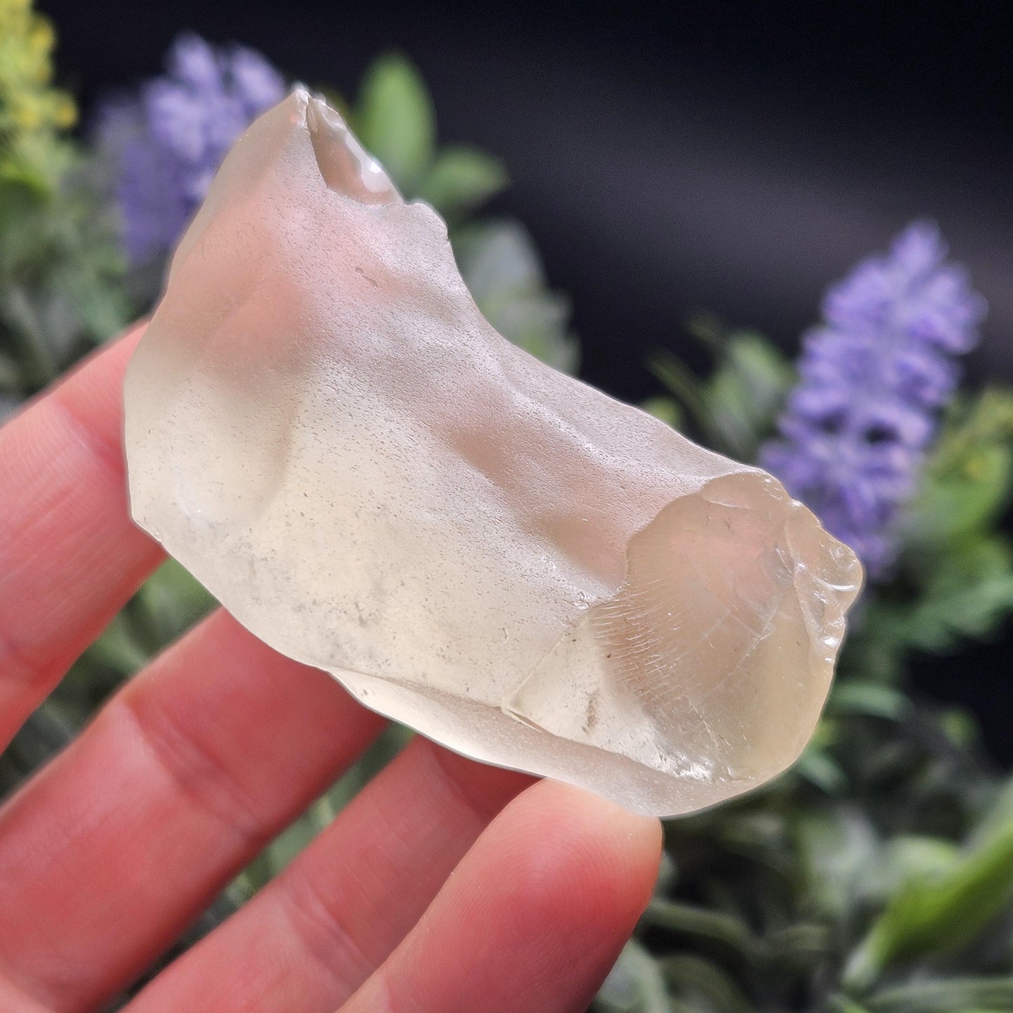 Libyan Desert Glass Specimen 57g, Raw Libyan Gold Tektite