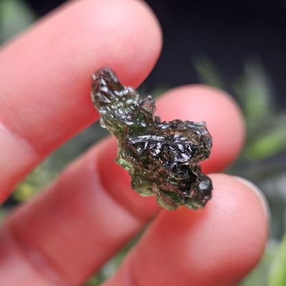 Genuine Moldavite Specimen 2.1g, Raw Genuine Moldavite